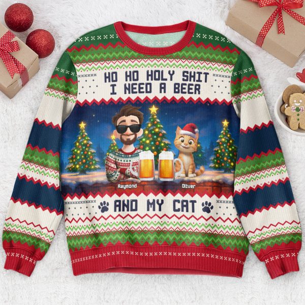 Ho-Ho-Holy-I-Need-A-Beer-Bourbon-Wine-And-My-Cat-New-Ver-Personalized-Ugly-Sweater_1.jpg