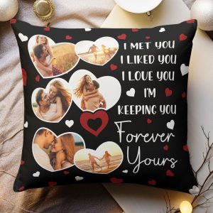 Forever Yours - Personalized Photo Pillow (Insert Included)